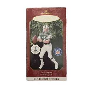 1997 JOE NAMATH HALLMARK KEEPSAKE CHRISTMAS ORNAMENT NEW YORK JETS ALABAMA - Picture 1 of 2