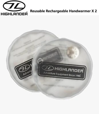 Highlander Reusable Rechargeable Handwarmer 2 PK Survival Equipment HW002 - Image 1 of 4