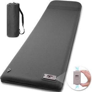 Self Inflating Sleeping Pad with Electric Pump, 3.14" Ultra-Thick Memory Foam... - Picture 1 of 8