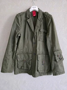 giacca edc by esprit uomo utility militare cotone taglia L kaki - Foto 1 di 11