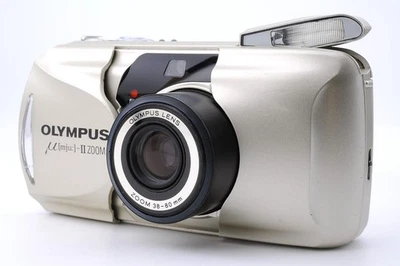 Câmera de Filme Olympus μ mju II Zoom Gold Point&Shoot Do Japão [Testada QUASE EM PERFEITO ESTADO] - Imagem 1 de 4