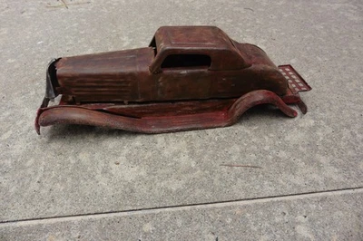 1930s MARX sirene de aço prensado polícia ou bombeiro chefe carroceria chassi grade SOMENTE - Imagem 1 de 4