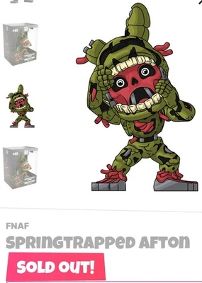 Youtooz * Springtrapped Afton * Vinyl * NEW *Sold Out *Five Nights At Freddy’s