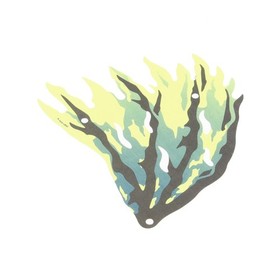 1X Lego Fabric Wing Left Green Blue Ninjago Morro Dragon 70736 6120006 21858