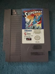 Kemco Superman (Nintendo NES, 1988) DC Comics Superman Series Game Cartridge