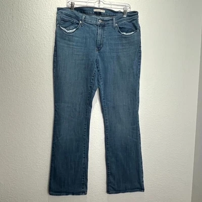 Jeans Levi's Classic Bootcut para mujer 16M 33x32 azul lavado medio denim elástico Foto 1 de 4