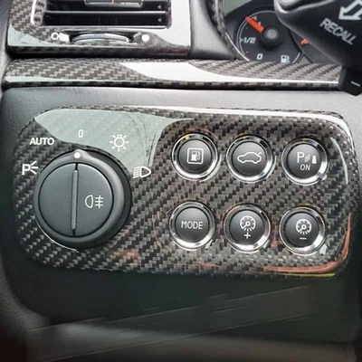 Tampa completa do interruptor do farol de fibra de carbono para Maserati GranTurismo GC MC 08-19 - Imagem 1 de 4