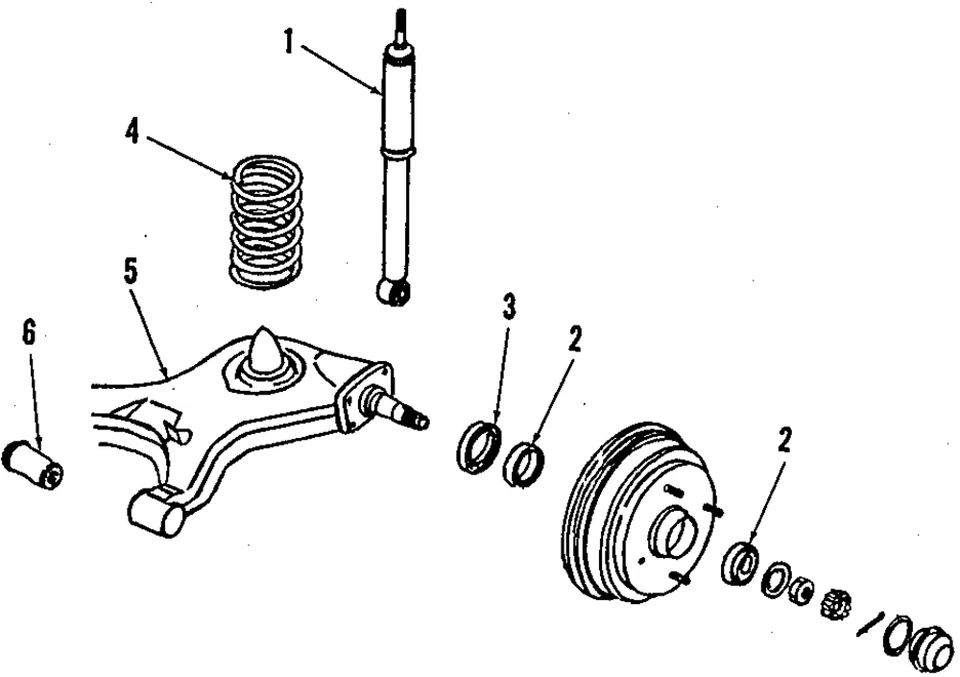 Cojinete de rueda genuino Nissan (delantero trasero) 40215-A0100 Foto 1 de 1