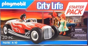 PLAYMOBIL 71078 Starter Pack Hot Rod, Auto Fahrzeug, Elvis und Priscilla NEU - Picture 1 of 2