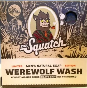 Werwolf Wash Heavy Grit Dr Squatch Limited Edition Halloween Seife 5 Oz Bar - Bild 1 von 1