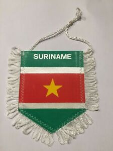 Suriname fanion vintage blason banderin pennant wimpel drapeau pays