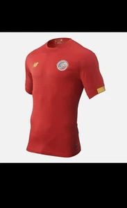 New Balance Costa Rica Men’s National Soccer Team 19/20 Home Jersey NEW L - Picture 1 of 7
