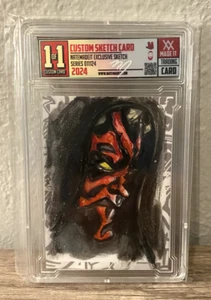 Nate Made It - Star Wars Darth Maul - Commissioned Sketch Card 1 of 1 - Picture 1 of 7
