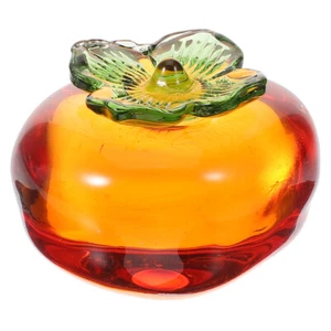 Estatuilla de frutas decoración del hogar caqui adornos accesorios de mesa - Imagen 1 de 12