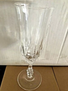 Set 6 bicchieri flauto champagne vintage cristallo taglio piombo calici trasparenti 6 oz - Foto 1 di 5