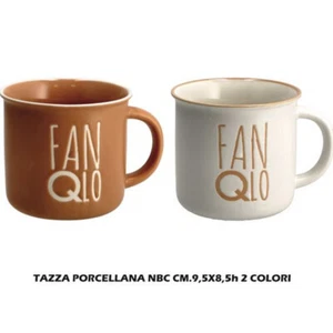 TAZZA CAPPUCCINO porcellana CM.9,5X8,5h 2 COLORI - Imagen 1 de 1