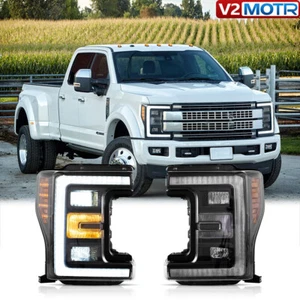 VLAND For 2017-2019 Ford F250 F350 F450 F550 Superduty LED Headlights W/Dynamic - Picture 1 of 10
