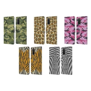 HEAD CASE DESIGNS FLORAL CAMO PRINT LEATHER BOOK CASE FOR SAMSUNG PHONES 1 - Picture 1 of 11