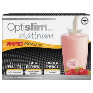 Optislim VLCD Platinum Strawberry Shake 21x25g Sachets - Picture 1 of 1
