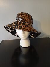 Two Hats In One! Leopard and Kente/Mudcloth Brimmed Hat #3 of 28