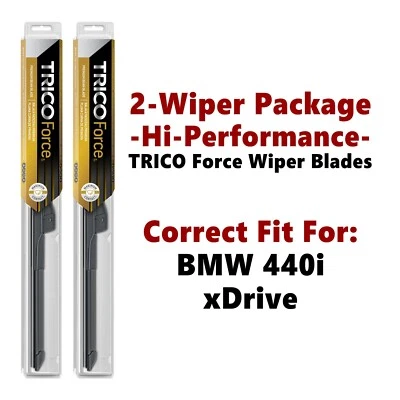 Высокопроизводительные дворники 2 шт подходят для 2017+ BMW 440i xDrive — 25240/180 - Изображение 1 из 4