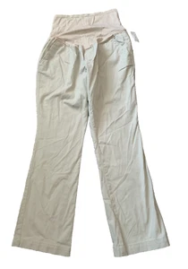 Neu mit Etikett! Old Navy Umstandshose durchgehender Einsatz beige - Größe 14 kurz - Bild 1 von 5