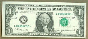2003 U.S. $1 Federal Reserve Note STAR NOTE San Francisco Gem UNC Crisp - Picture 1 of 2
