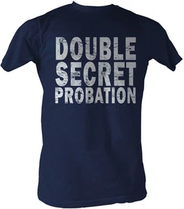 Camiseta para hombre de doble secreto de libertad condicional de película Animal House - Imagen 1 de 5