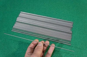 Barra redonda de titanio 6al-4v de 2 mm de diámetro .078" x 10" Ti alambre soldadura grado 5 varilla 50 un. - Imagen 1 de 5