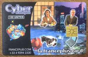 INTERNET CARTE CYBER FRANCE PLUS 100U TÉLÉCARTE SCHEDA TARJETA PHONECARD CARD - Imagen 1 de 2