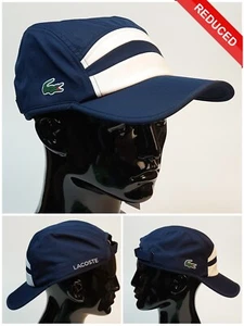 LACOSTE SPORT BLUE NAVY PANEL CAP WITH BORDER PASPEL LEICHT UNISEX UVP 55€ - Bild 1 von 14