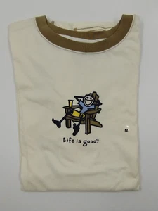 Life is Good Men's Short Sleeve Sleep Tee Adirondack Size M NWT Free Ship - Picture 1 of 4