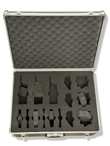 Funkgerät - Koffer Flightcase - Silber - 53x41x23 cm Case Schaumstofffüllung - Bild 1 von 3