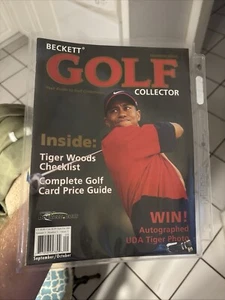 2001 Beckett Golf Collector Magazine Tiger Woods Premiere Issue - Picture 1 of 2