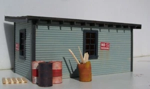 Motrak Models Supply Shed Structure Kit, S Scale - Picture 1 of 2