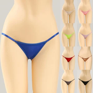 Womens Sexy-Thong Mini-G-String Underwear Panties Micro Lingerie Panty-Briefs - Picture 1 of 30