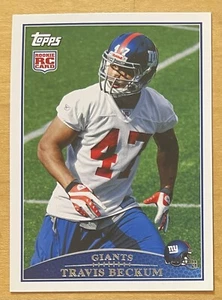 Travis Beckum 2009 Topps Football #387 New York Giants NM+ - Picture 1 of 2