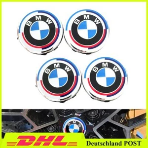 Nabenabdeckung Nabendeckel Radnabenkappen Felgenkappen Für BMW 50th 4x68mm - Bild 1 von 1