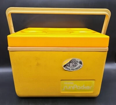 Termo de colección envasadora solar lonchera enfriador cofre de hielo paquete de 12 portavasos naranja Foto 1 de 4