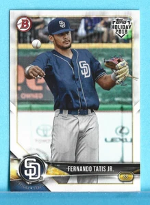 2018 Bowman Insert Fernando Tatis Jr. "Holiday 2018" San Deigo Padres Minors - Picture 1 of 2