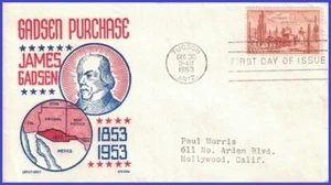 EE. UU. #1028 ADDR CACHET CRAFT FDC Compra Gadsden - Imagen 1 de 1