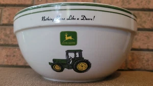 JOHN DEERE Tractor 9 1/4 BOWL Mixing Salad Serving Excellent Condition Gibson - Picture 1 of 6