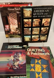 Quilting Books 3 Patchwork Books & American Quilts And How To Make Them - Picture 1 of 12