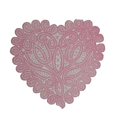 Battenberg сердце не смонтированный резиновый штамп, резиновый Stampede, A1259F, кружева, сердце - Изображение 1 из 2