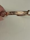 Mary Kay Rose Gold Tone Bracelet Engraved ?Live By The Golden Rule?