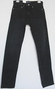 Calvin Klein DENIM JEANS Slim leg Mid rise CKJ 026 Black NWT ~ Women 28W 32L - Picture 1 of 6