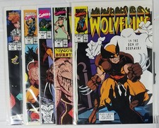 Marvel Comics Presents 44 46 48 49 52 53 Wolverine Lot 1990 Spiderman