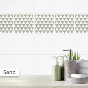 Fliesenaufkleber Berg und Tal Muster Sand | Fliesenfolie für Küche & Bad - Bild 1 von 1