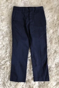 Jcrew Crewcuts Boys' unstructured Ludlow suit pant stretch cotton H4137 Navy 6 - Picture 1 of 11