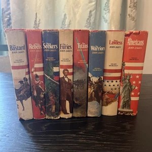 The Kent Family Chronicles by John Jakes Complete Set 1-8 HC Book Club Ed 1970's - Picture 1 of 14